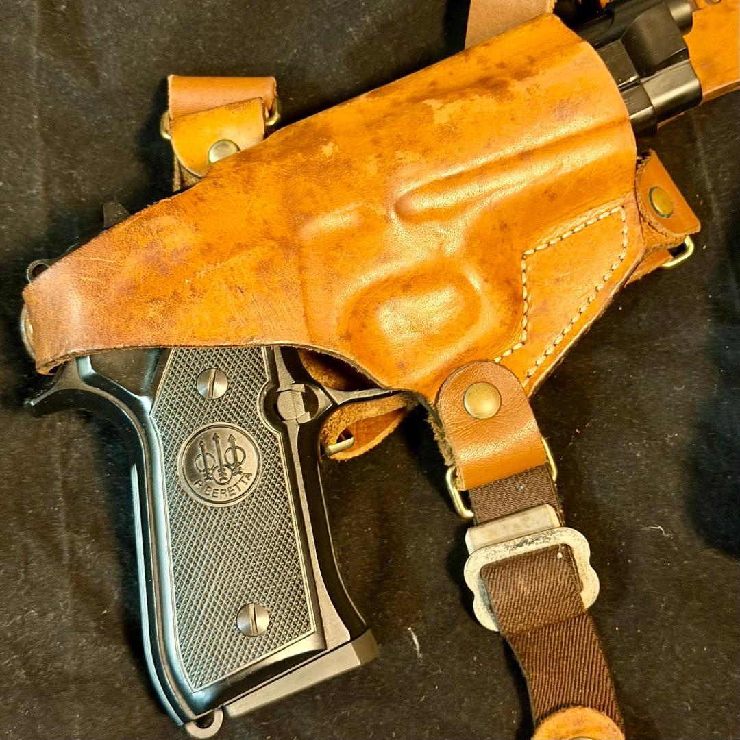 整備済 MGC Glory road VICE 革製ショルダーホルスター