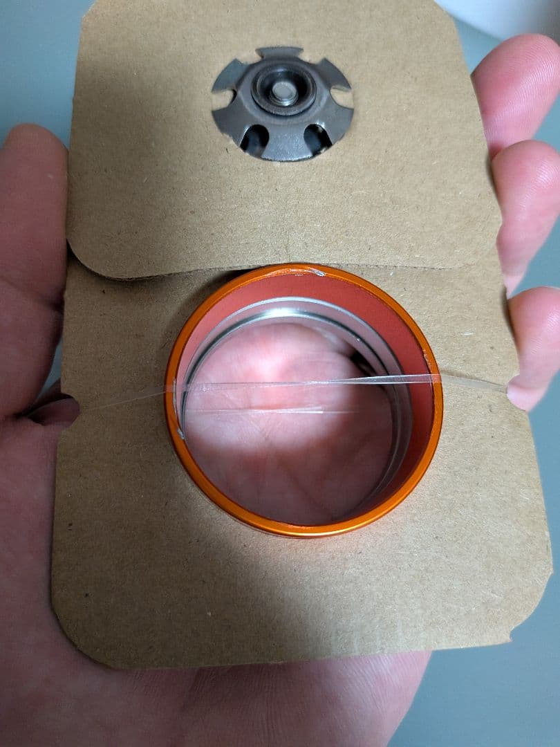 美品 クリスキング テーパー1-1/8〜1-1/2 マットマンゴー ゴールド