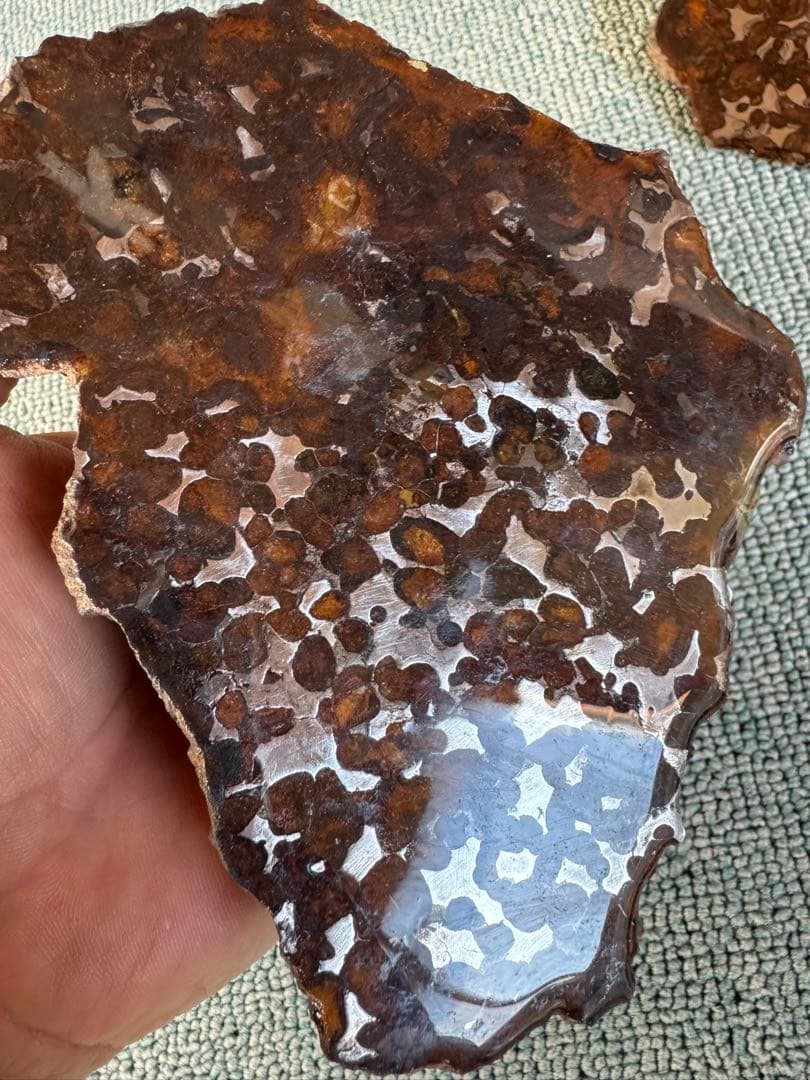 大型　希少 宇宙パワー パラサイト隕石 セリコ隕石　石鉄隕石 高品質隕石 幸運