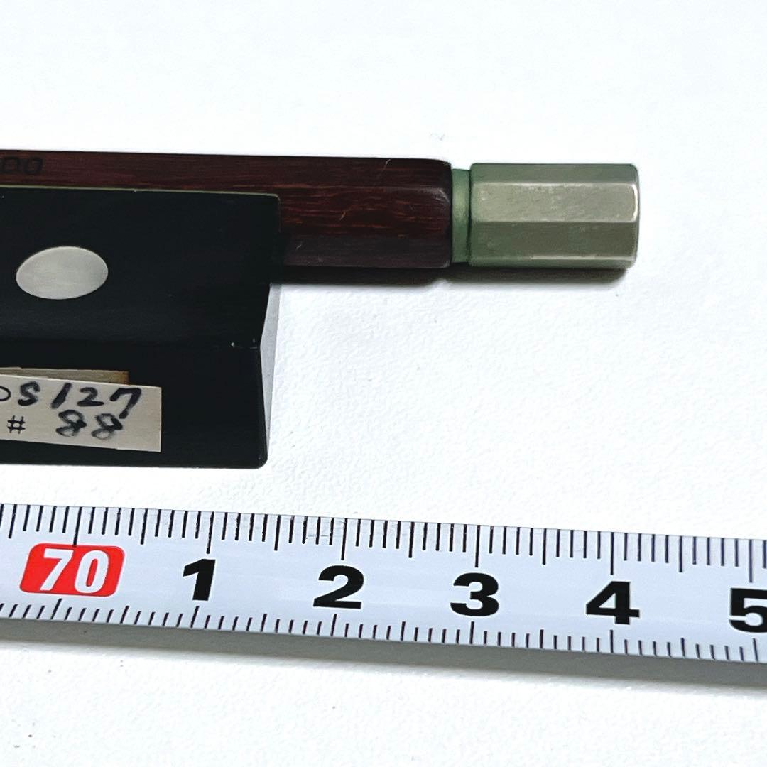 【張り替え不要】AT.Saldo バイオリン弓 4/4 フェルナンブコ 11V