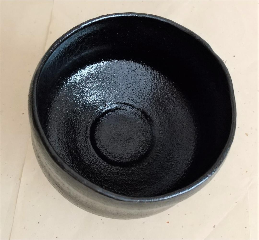 宮下善寿　抹茶茶碗 大黒　仙厓義梵 布付き