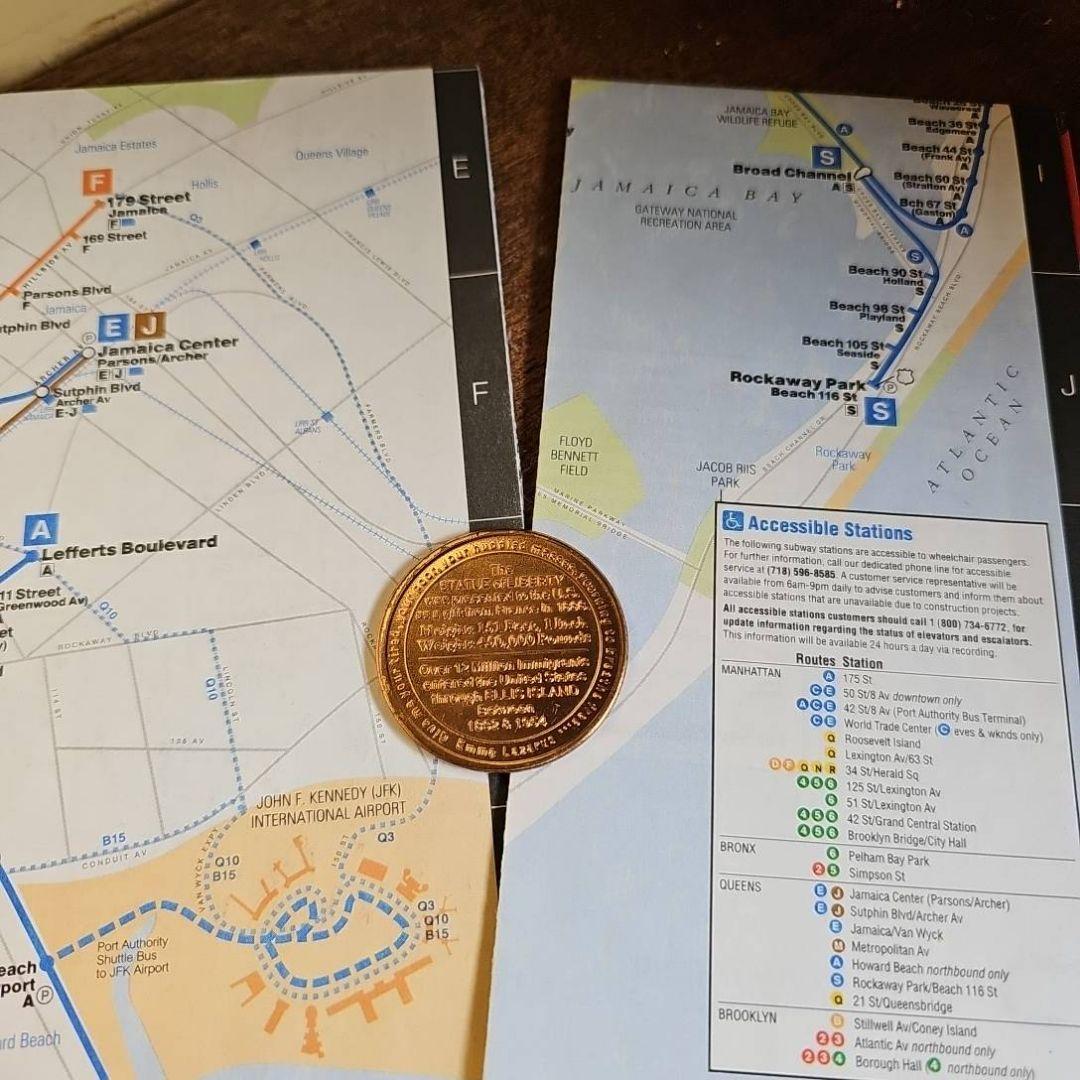 ニューヨーク地下鉄トークン 未開封袋入り