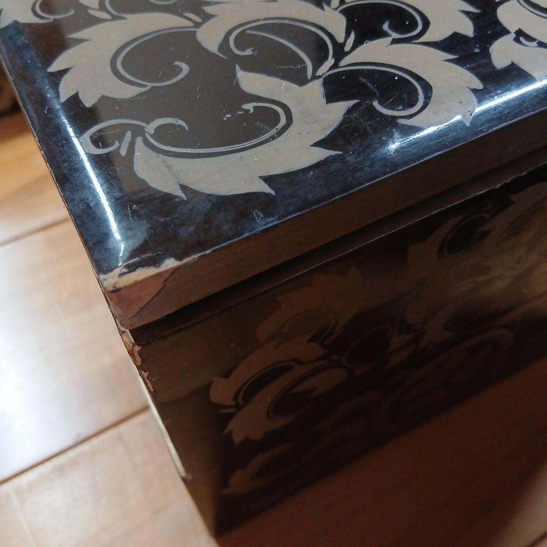 漆器 重箱 赤黒装飾　皿他