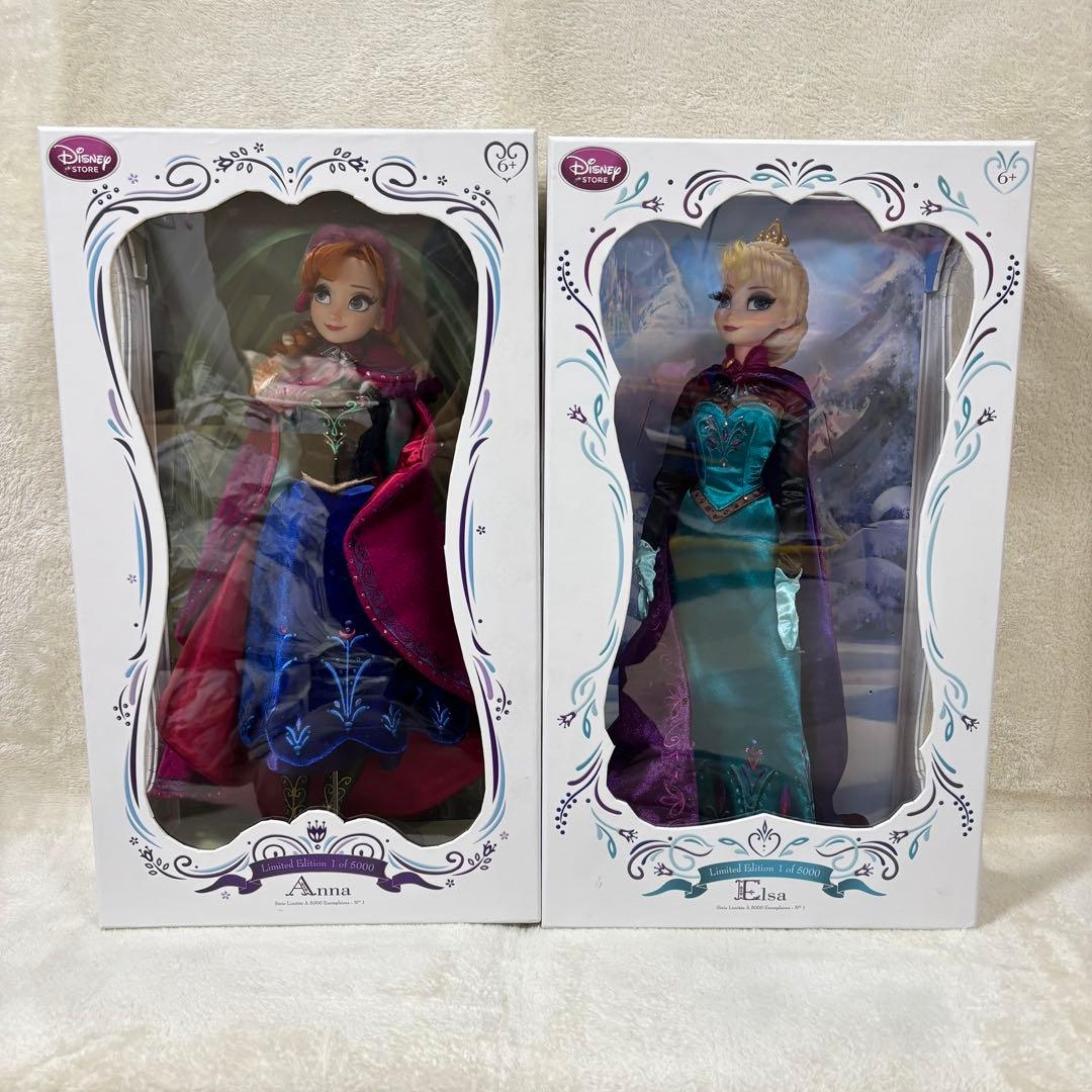 【5000体限定】アナと雪の女王 リミテッドドール アナ エルサ 2体セット