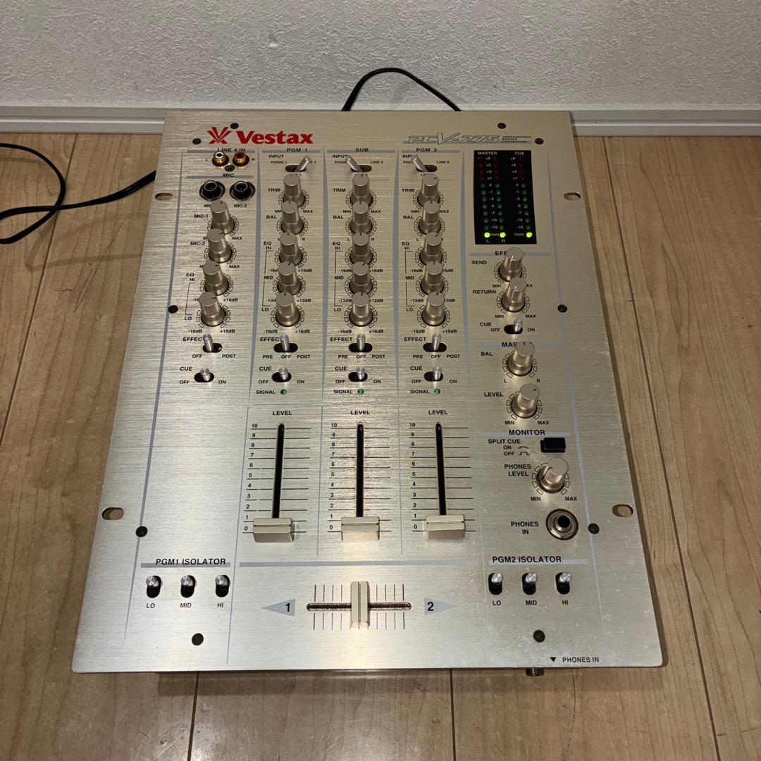 美品　完動品　メンテ済み　Vestax PCV-275 DJミキサー