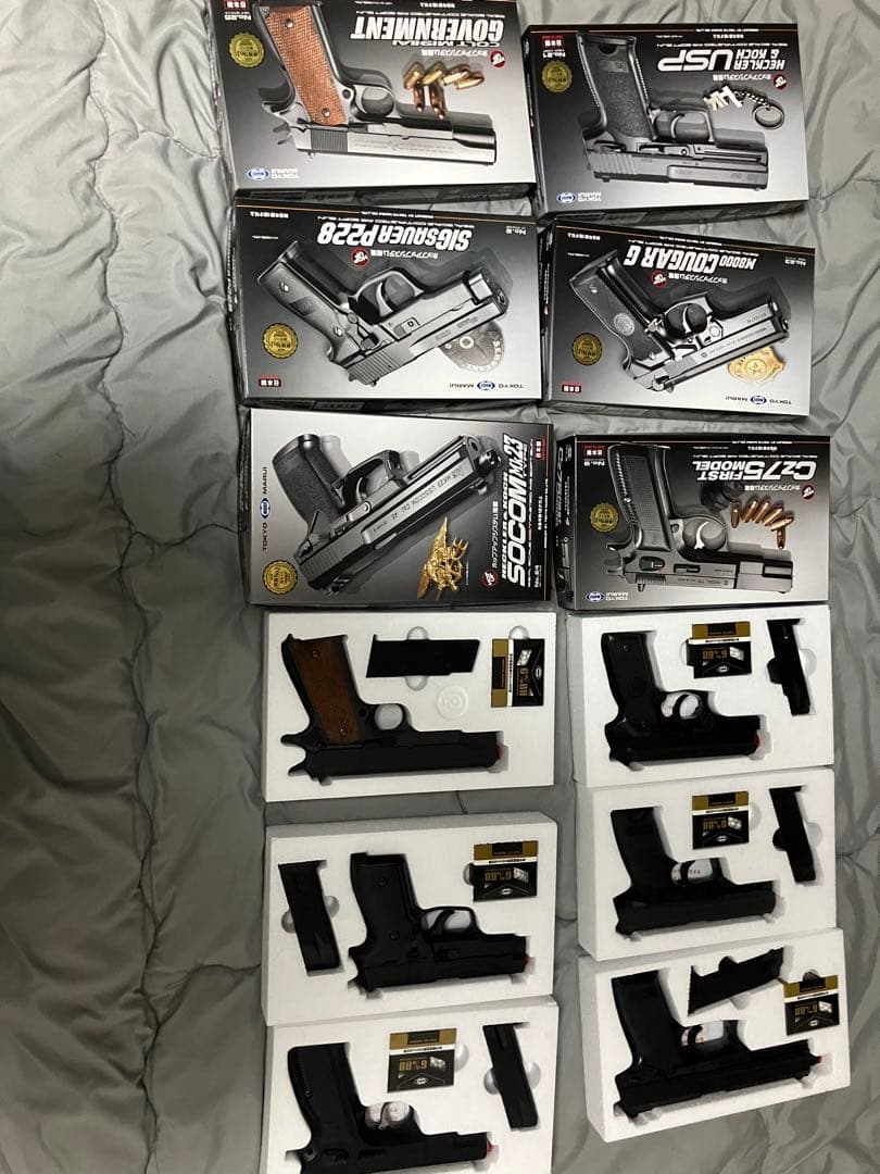 18歳以上　東京マルイ　エアコキハンドガン 6点セット