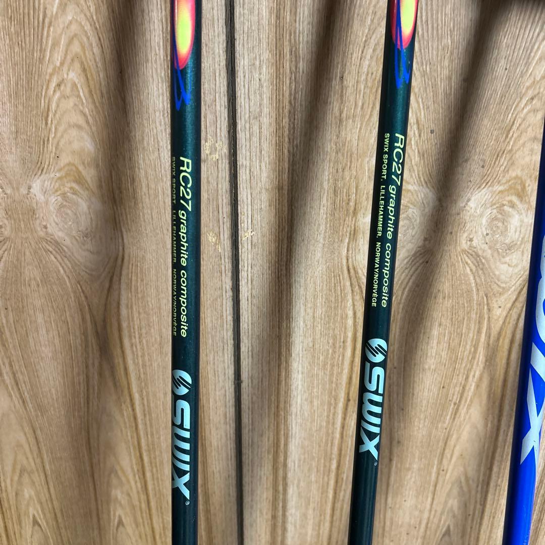 Swix クロスカントリースキー用ストック 3セット