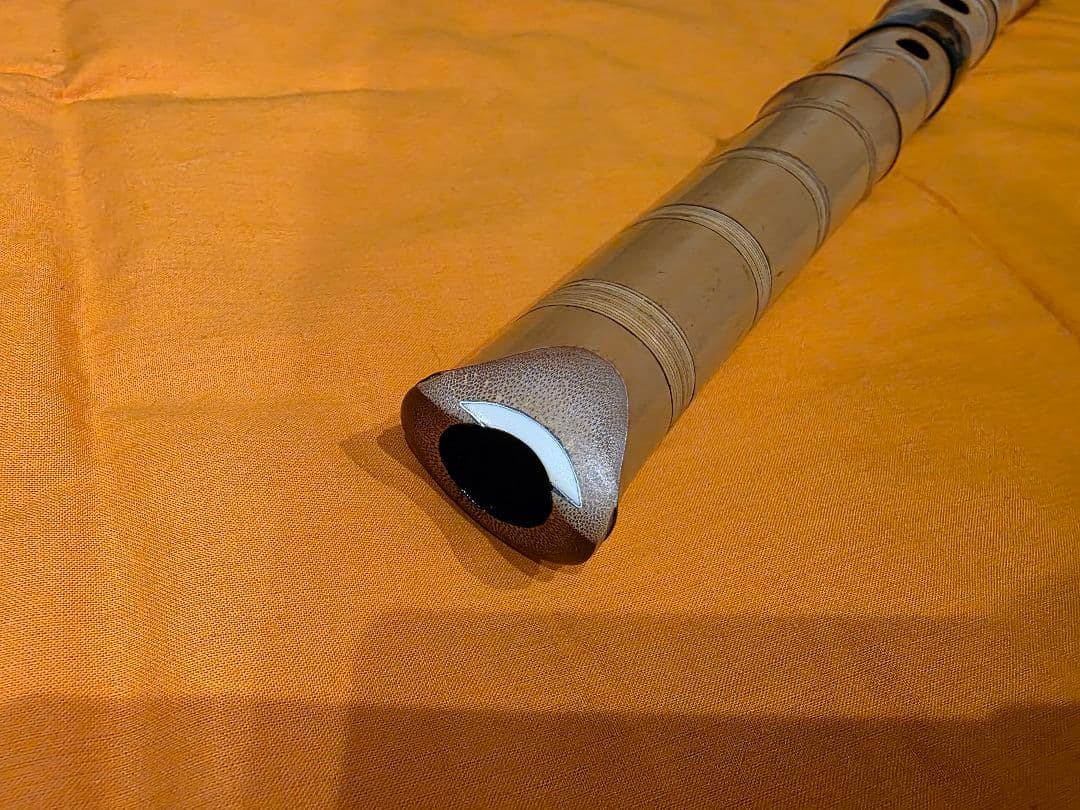 尺八 本体 一尺六寸管 E管 玉水銘 都山流