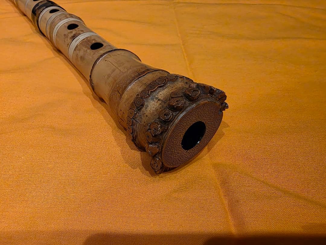 尺八 本体 一尺六寸管 E管 玉水銘 都山流