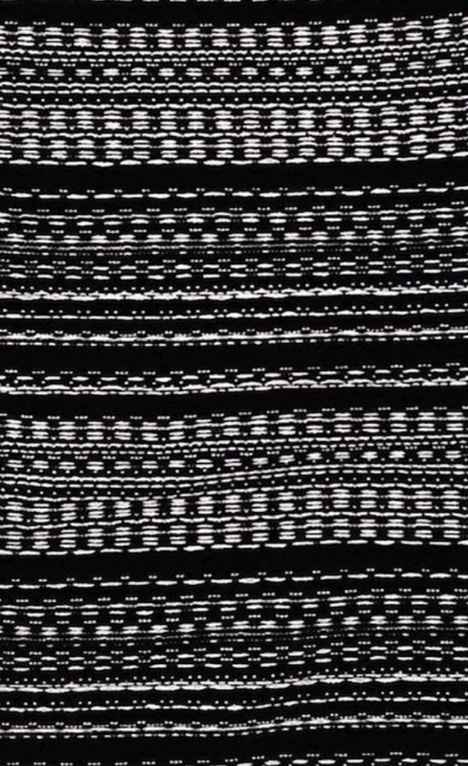 stina レッグウォーマー　ブラック×ピンク