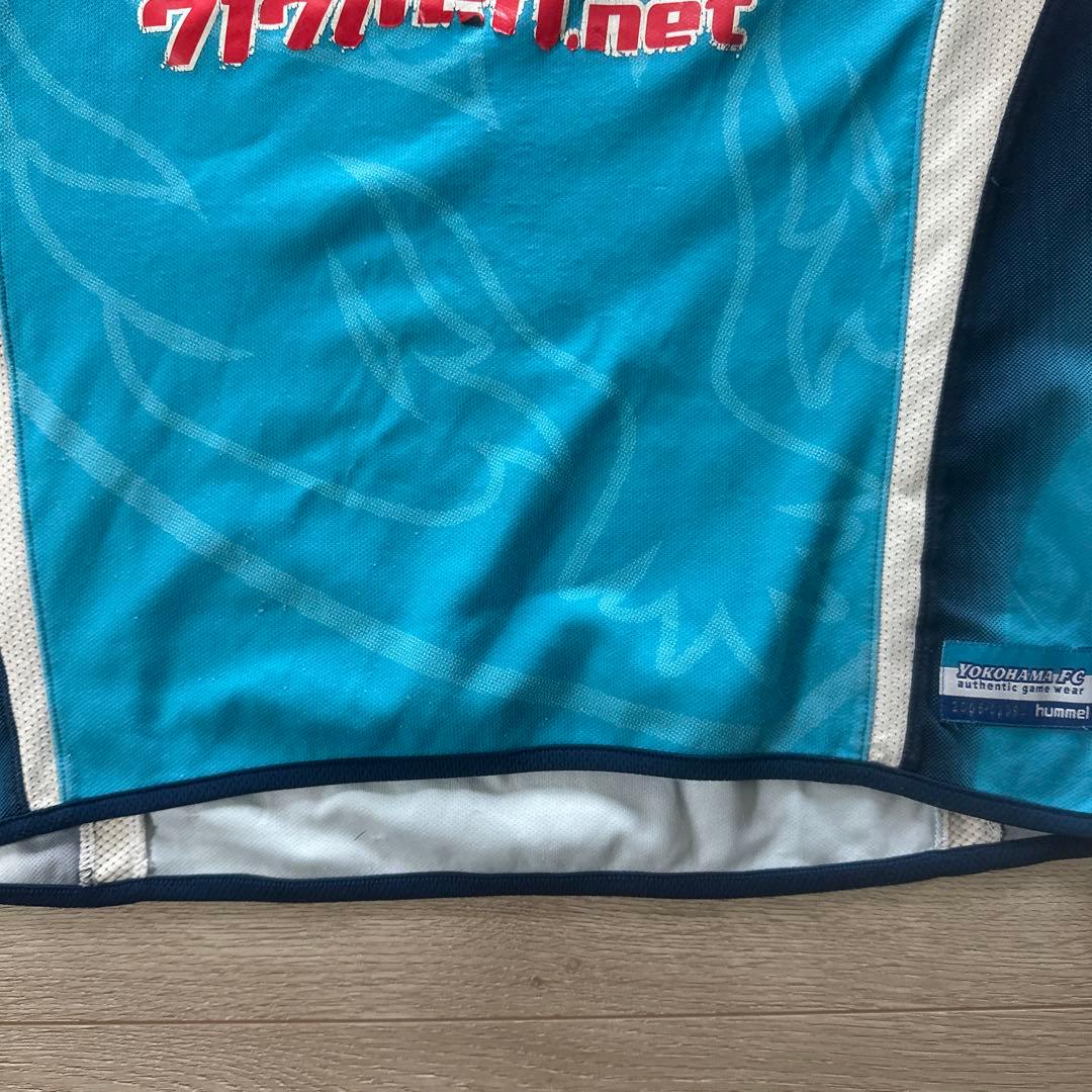 真贋不明　山口素弘　サイン入り　支給品　ユニフォーム　M 横浜FC