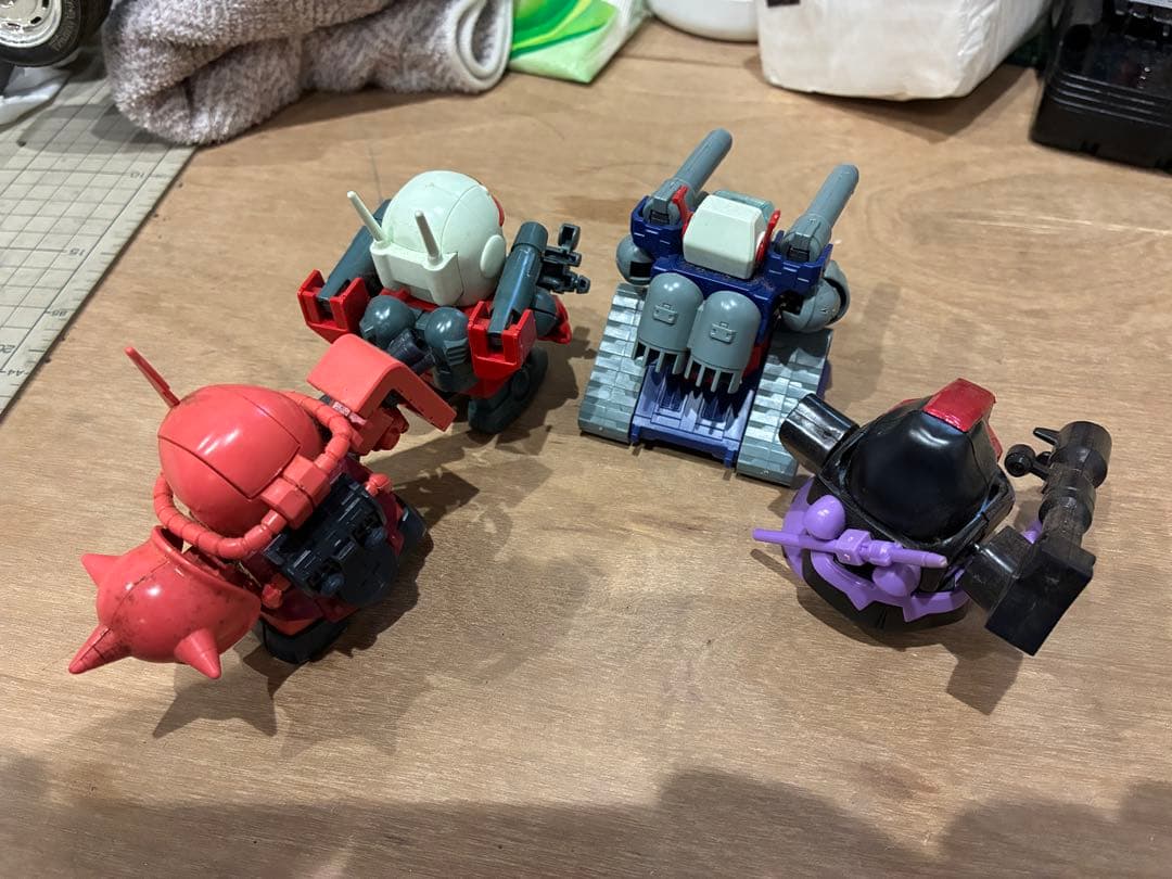 SDガンダムBB戦士 4体セット　組立済　品薄品