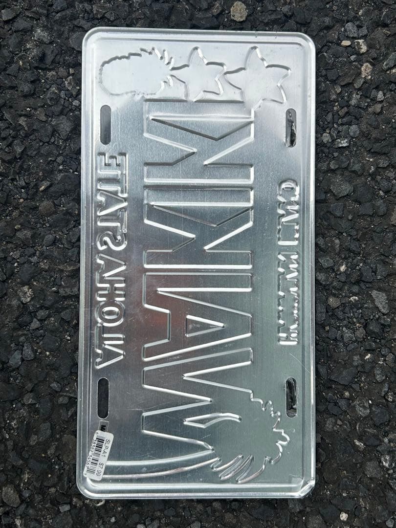 ワイキキ Aloha State プレート