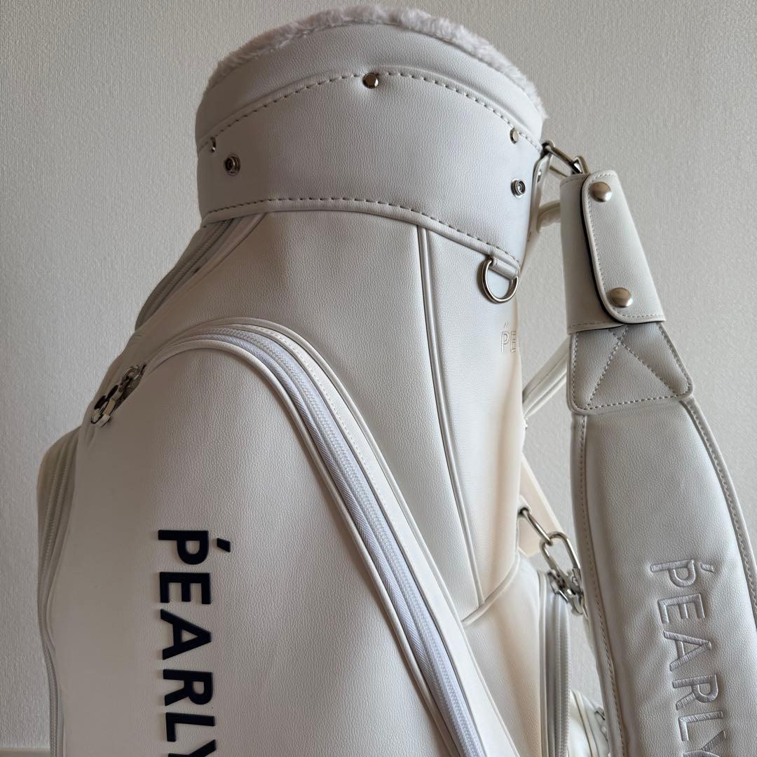 現行モデル　限定シリアル付　パーリーゲイツ　キャディバッグ　白　ディズニーコラボ