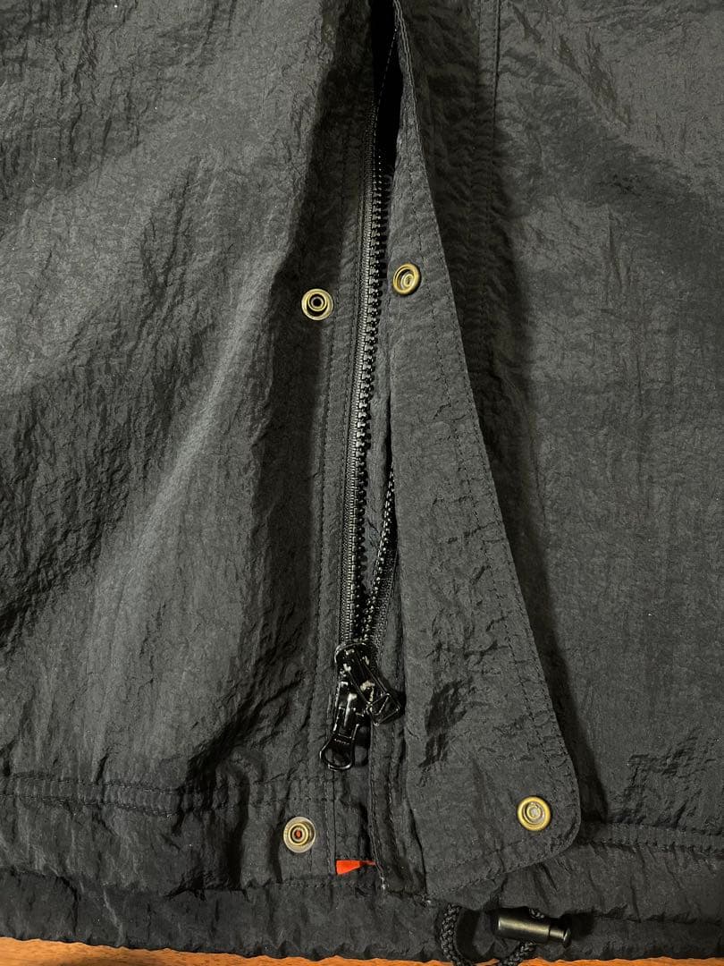 NIKE 90s ビンテージ 銀タグ ビッグスウォッシュ ベンチコート 黒 L