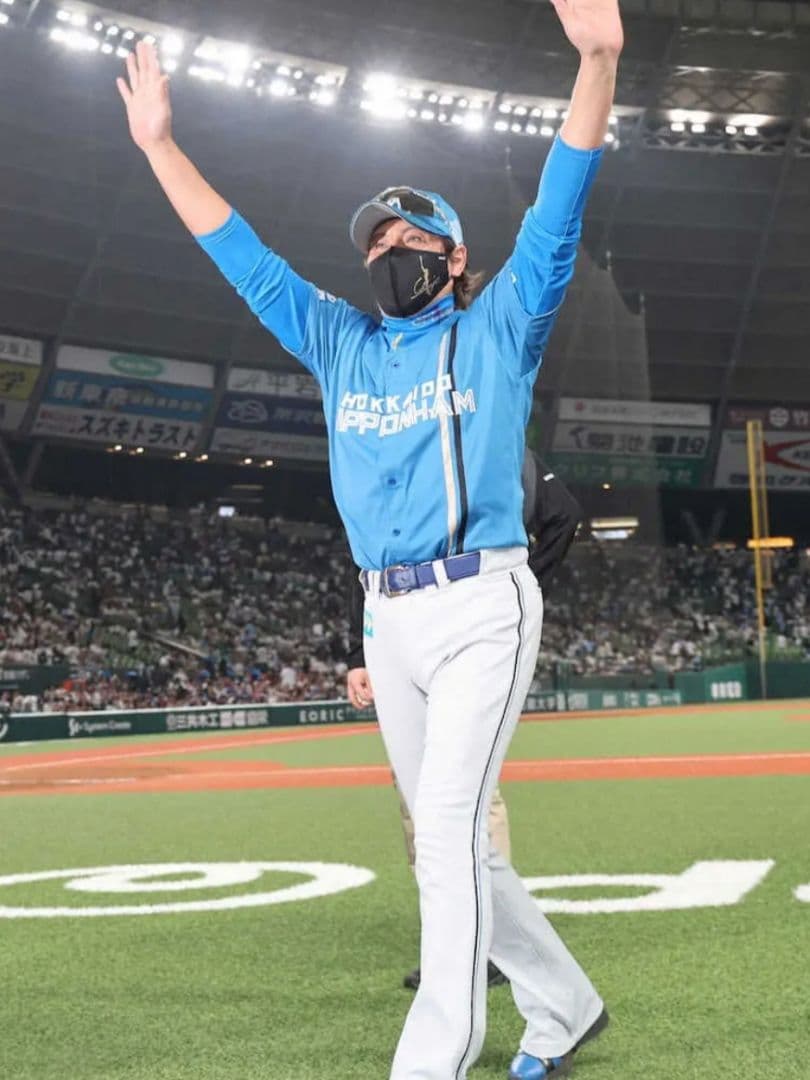 新庄剛志1★北海道日本ハムファイターズ★ビジターユニフォーム★Lサイズ