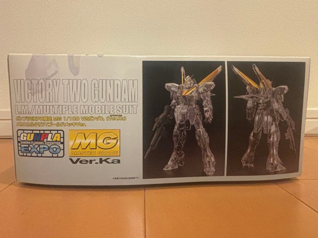 MG 1/100 V2ガンダム Ver.Ka メカニカルクリア/ゴールドメッキ