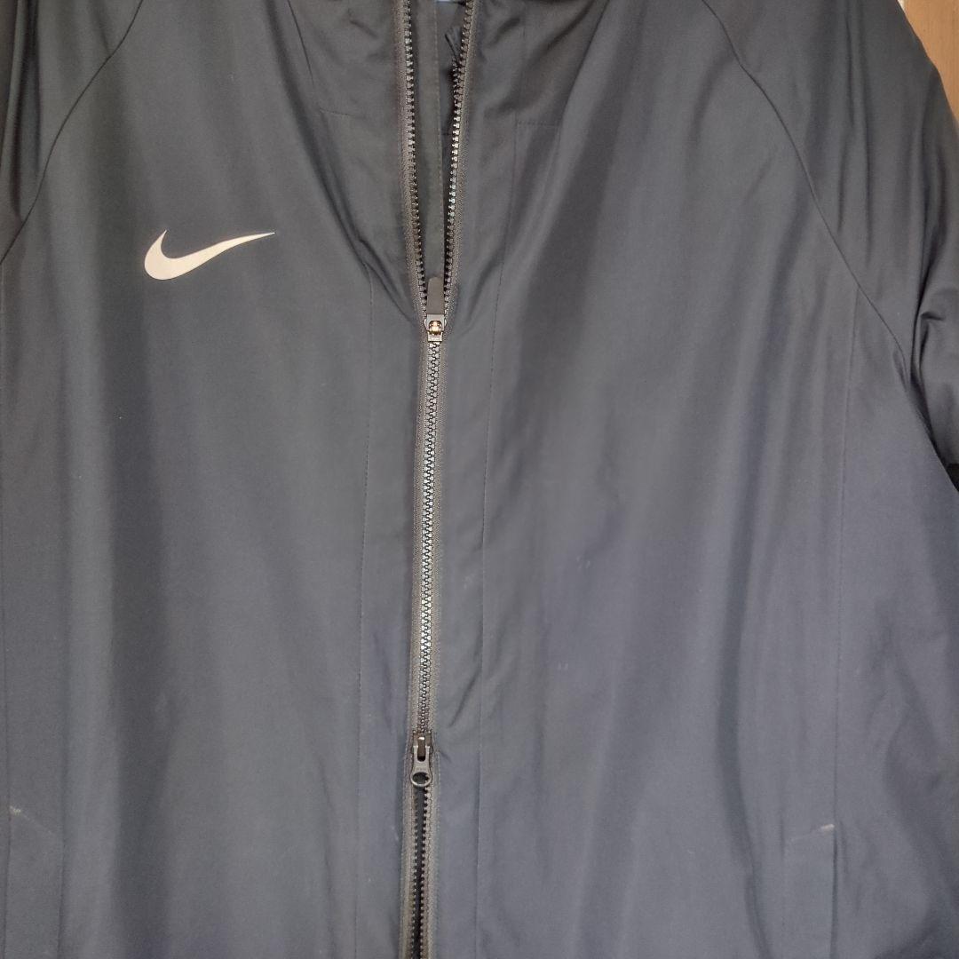 【美品】Nike ブラック黒 セミロングベンチコートXL