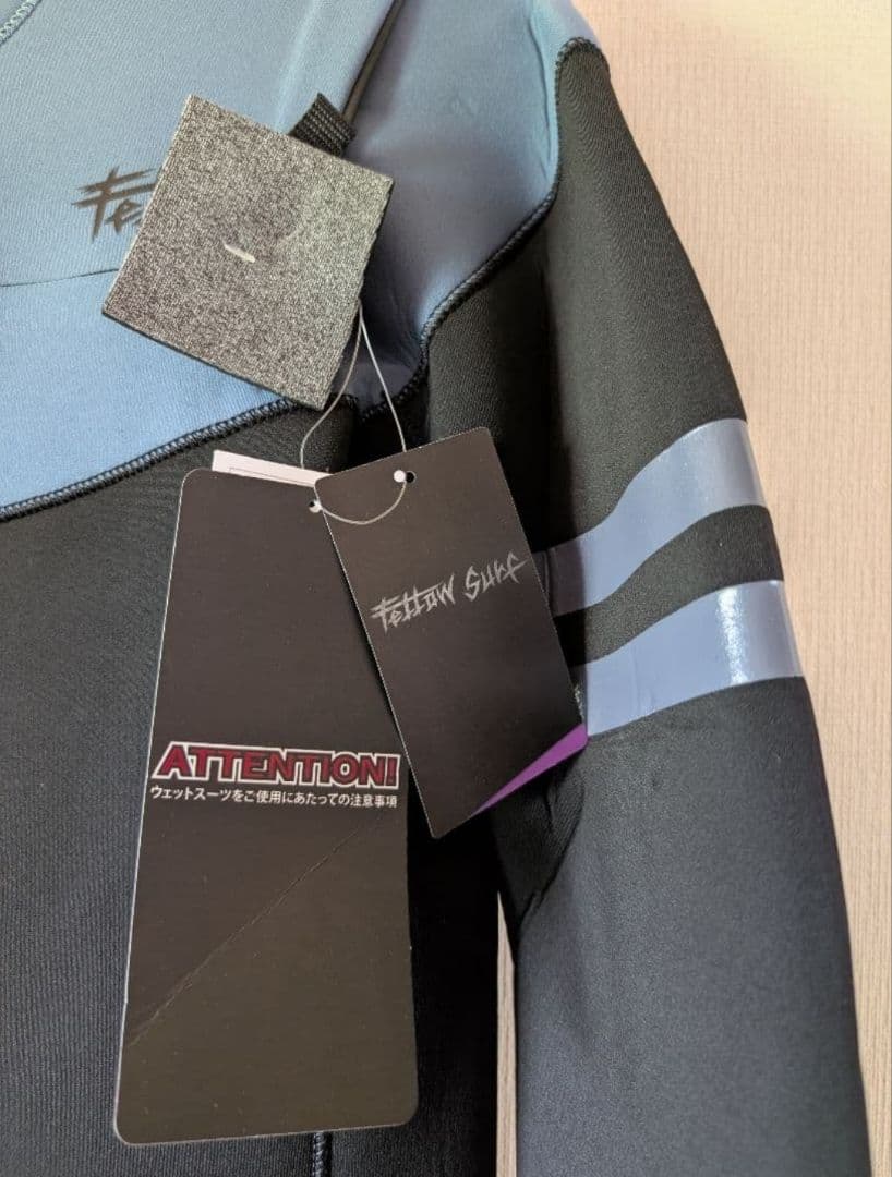 最終下げ FELLOW SURFERS フルスーツ 黒と青 3mm 新品 xlb