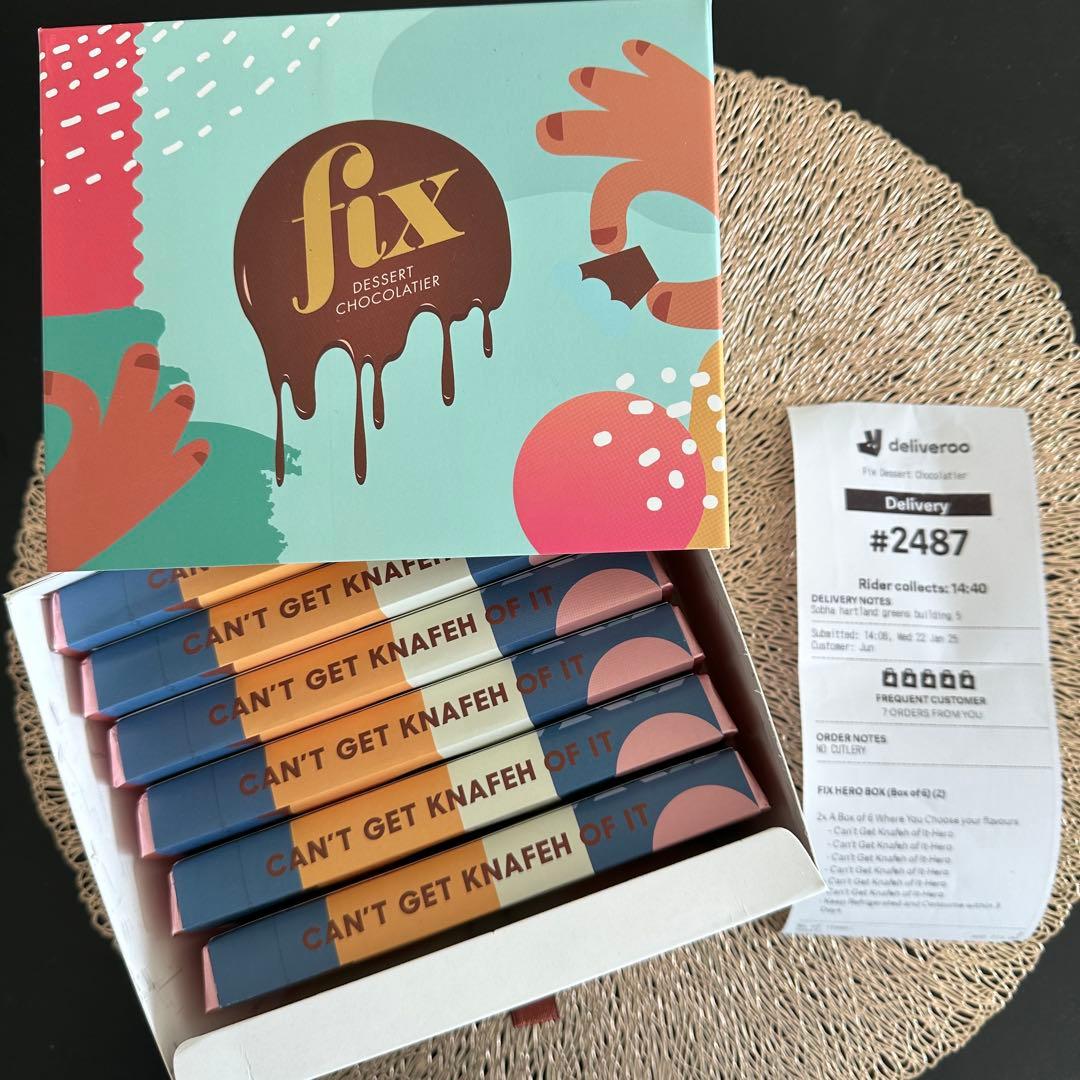 Fix Dessert Chocolatier 6枚Box 袋付き　ラスト