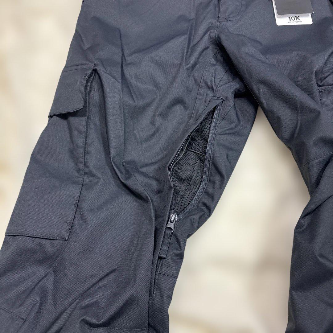 【新品未使用】DCスノーボードウェアパンツ10K防水ブラック Sサイズ タグ付き