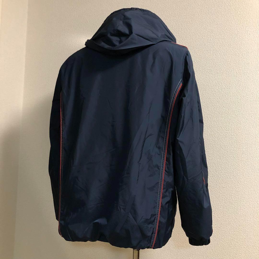 セットアップ デサント★中綿 ジップアップ サーモ パーカー 裏起毛 ネイビー