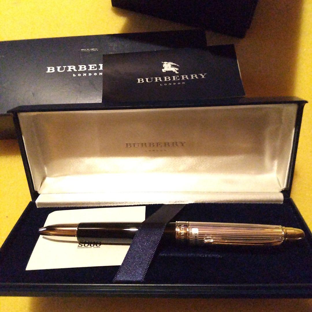 赤字覚悟 BURBERRY ボールペン本体 ブラック/ゴールド