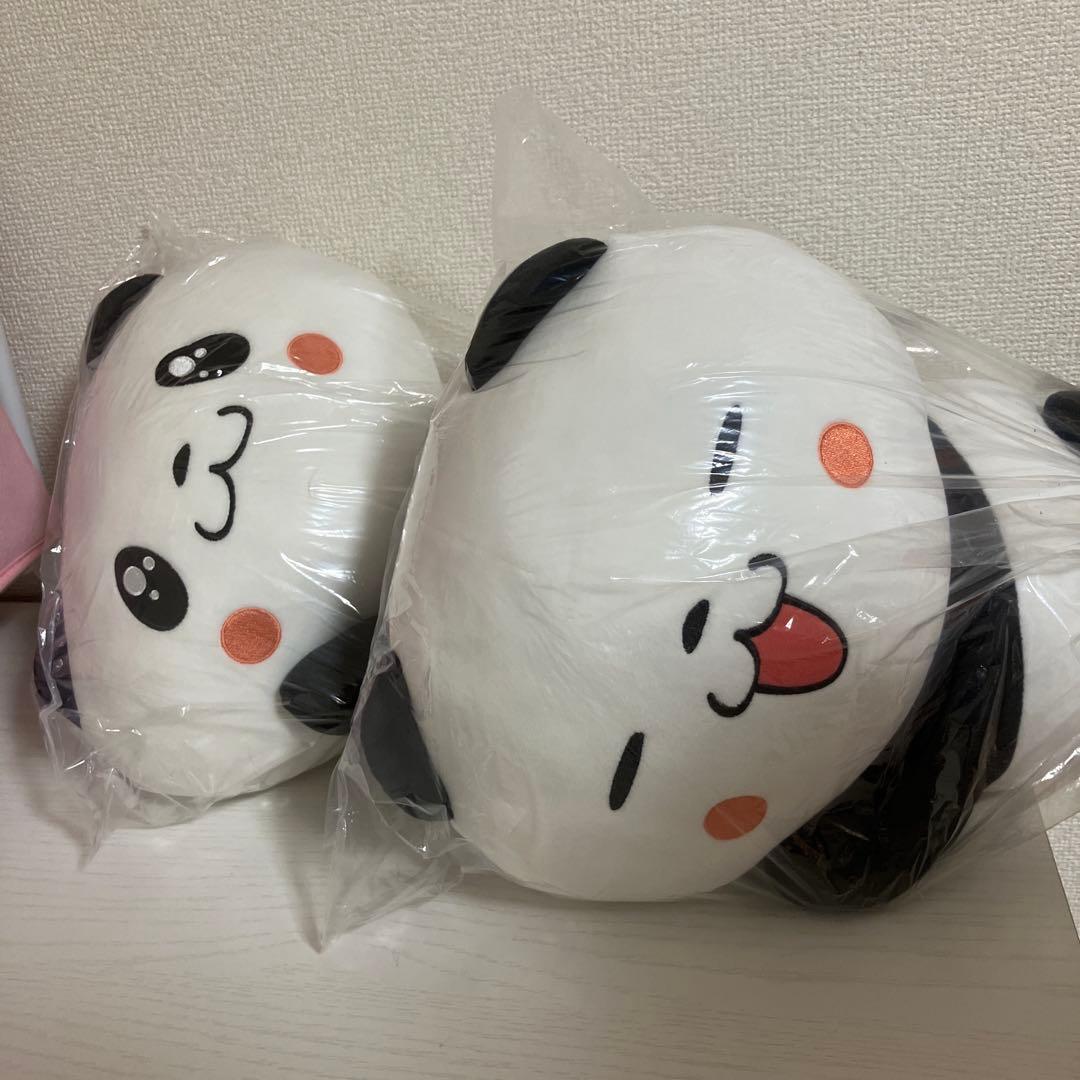 お買いものパンダ もっちりBIGぬいぐるみ 2種セット