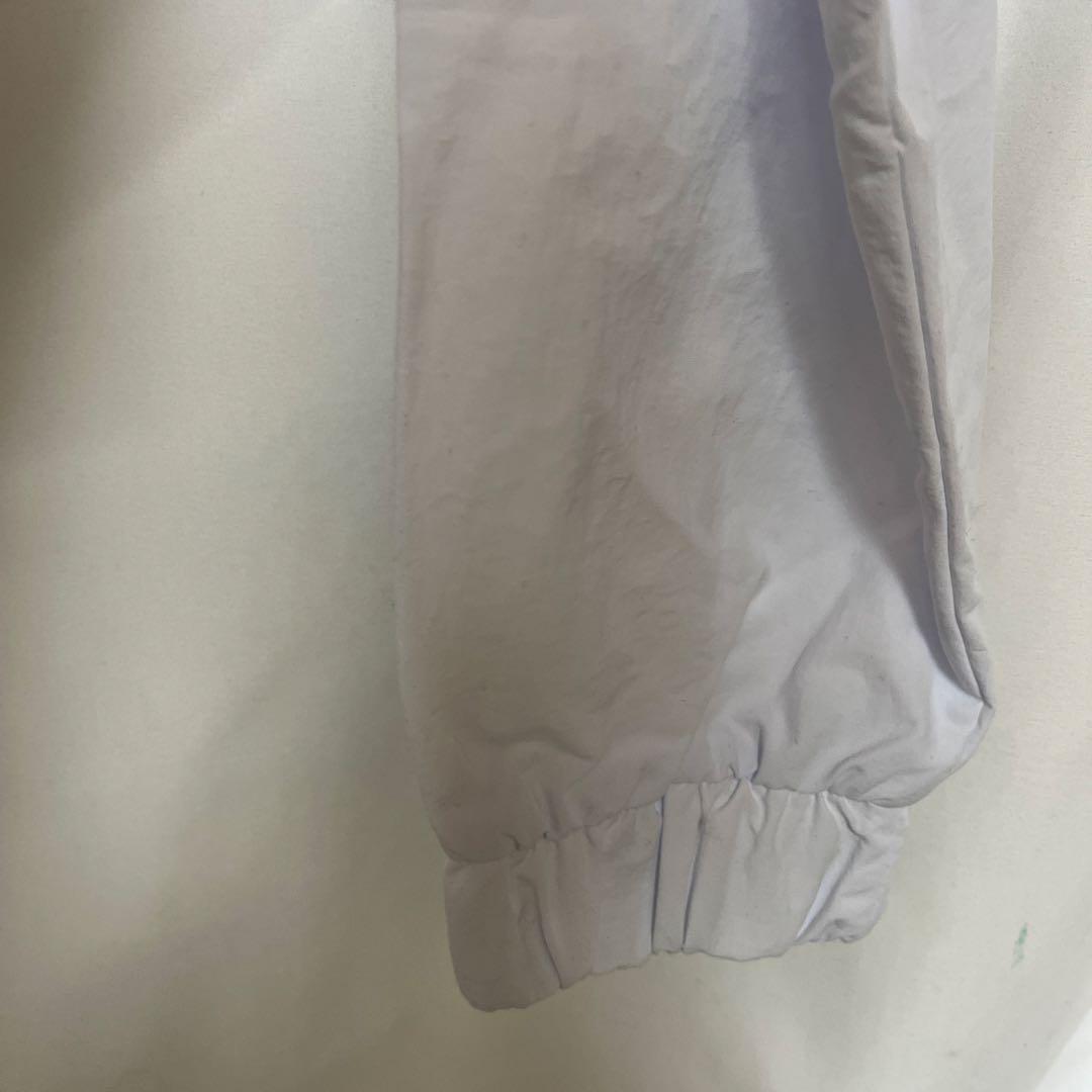 alo yoga ハーフジップ ショート丈ナイロン ジャケット ホワイト M