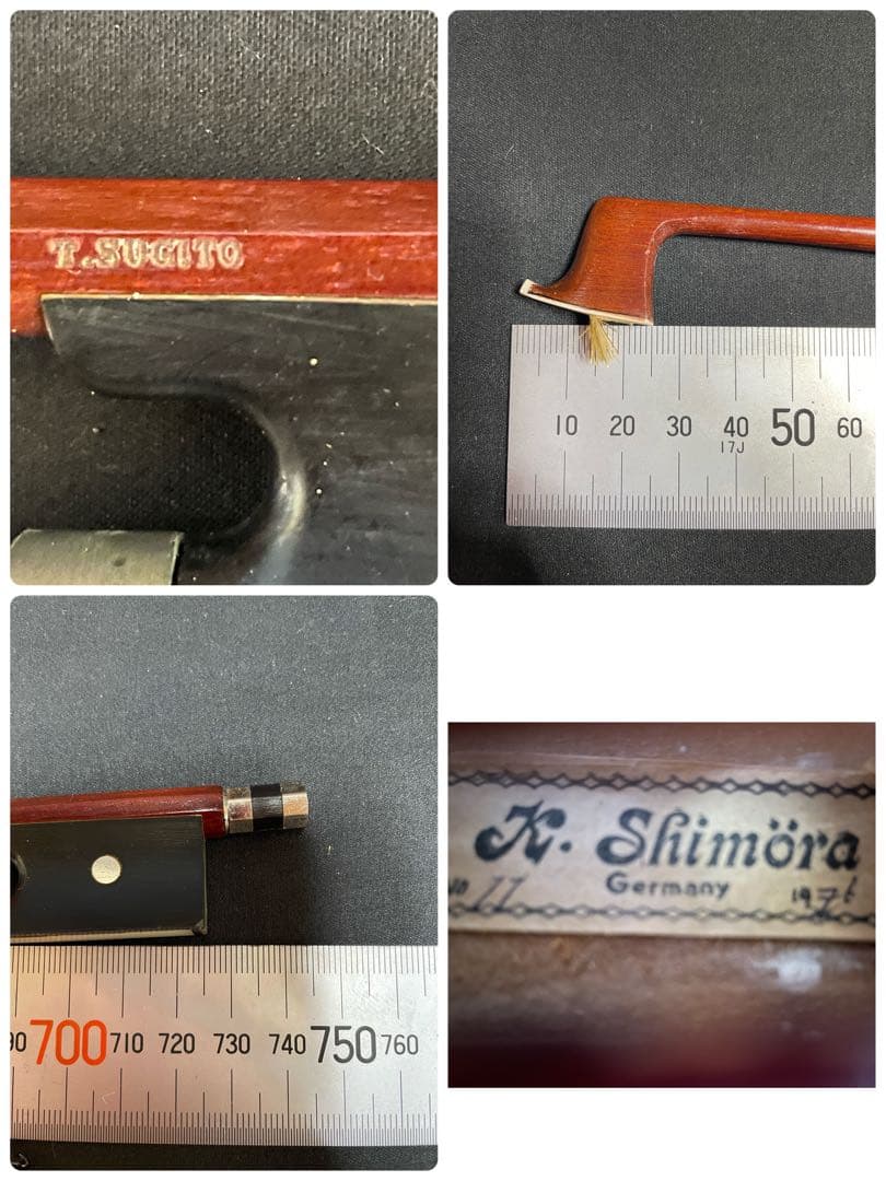 K.SHIMORA シモーラ バイオリン No.11 1976 杉藤 1388