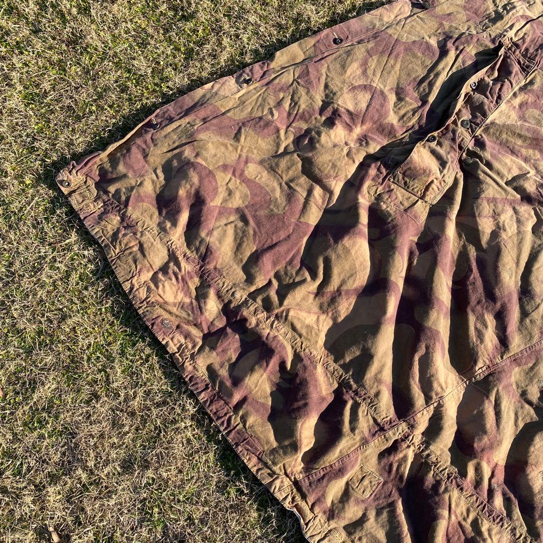 【超レア】ハンガリー軍幕　初期型　扇型　２枚②　迷彩　ハリケーンカモ　ミリタリー