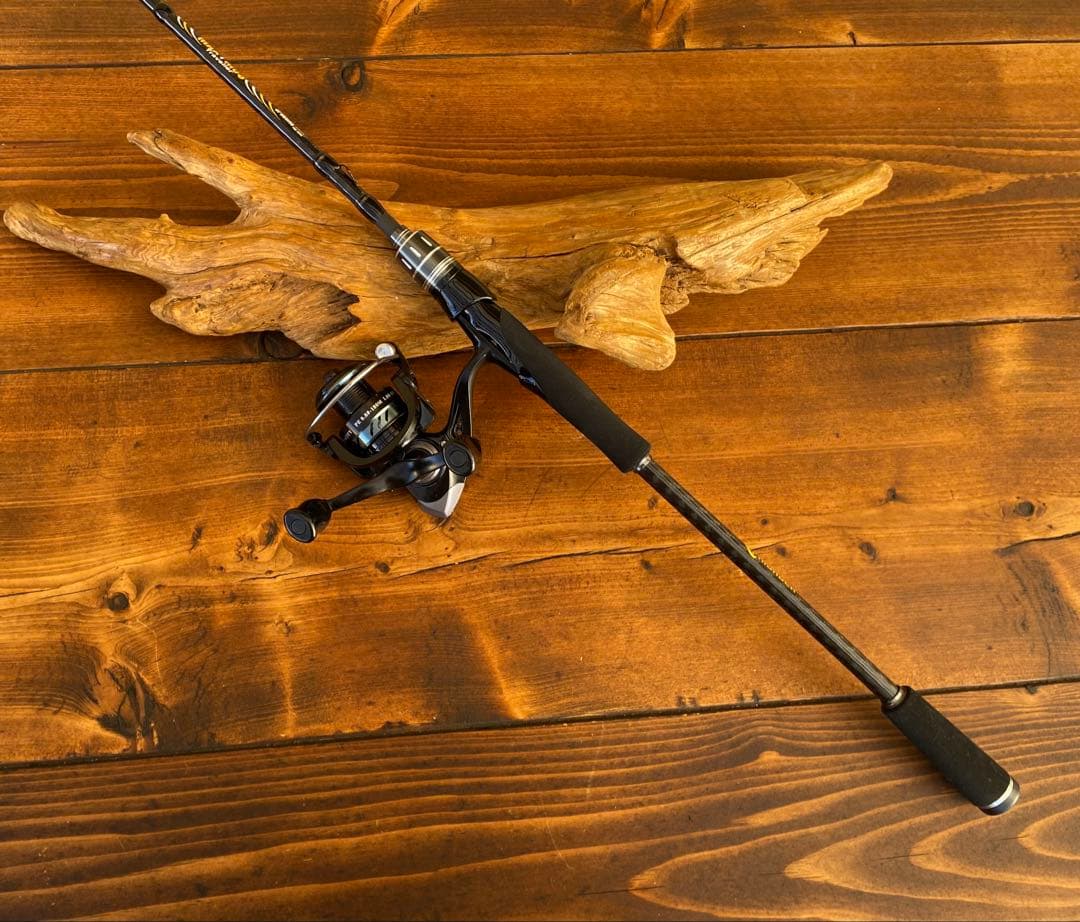 釣り竿セット　超軽量　カーボンロッド　エギングセット　エギングロッド　8ft