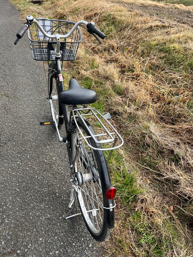 名古屋市内配達無料26インチ内装3段変速黒シティサイクルママチャリ通勤通学