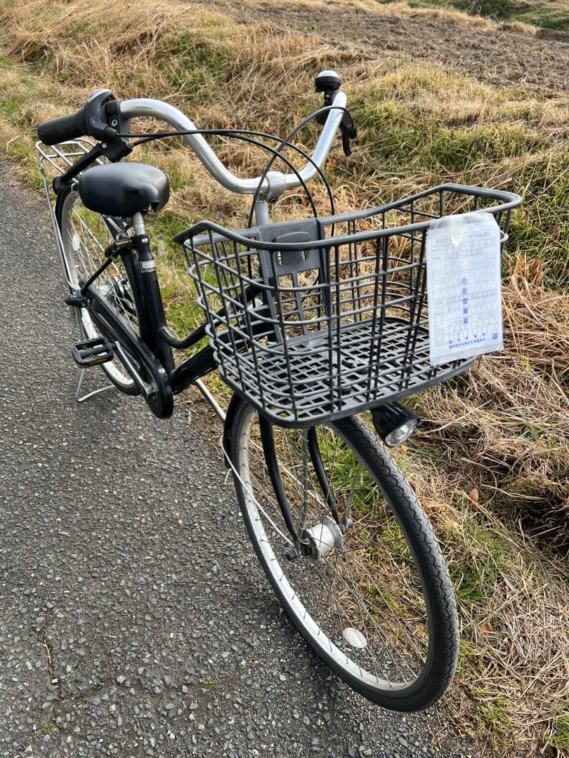 名古屋市内配達無料26インチ内装3段変速黒シティサイクルママチャリ通勤通学