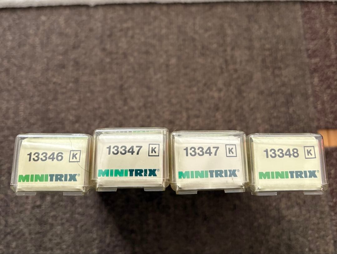 Minitrix 鉄道模型4台