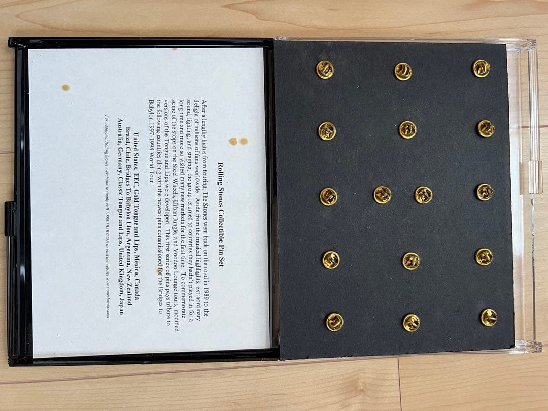 ローリングストーンズ　ピンバッジセット