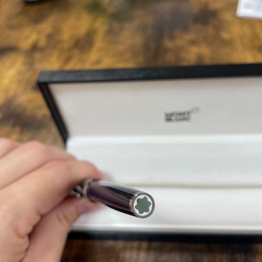 美品☆即筆記可☆モンブラン PIX　ローラーボール　キャップ式　ネイビー