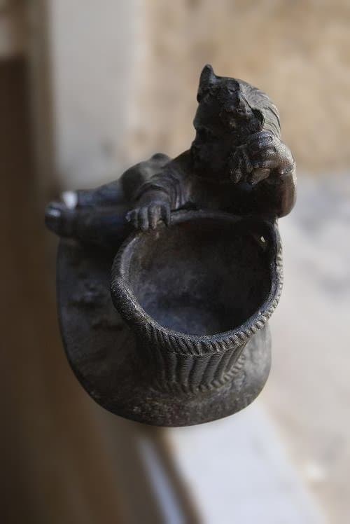 フランス19世紀　バッカス（葡萄の収獲の神様）のアンクリエ　美品　アンティーク