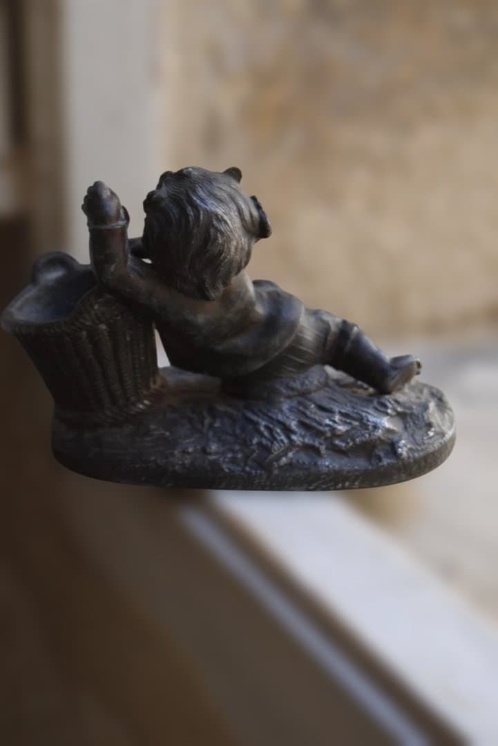 フランス19世紀　バッカス（葡萄の収獲の神様）のアンクリエ　美品　アンティーク