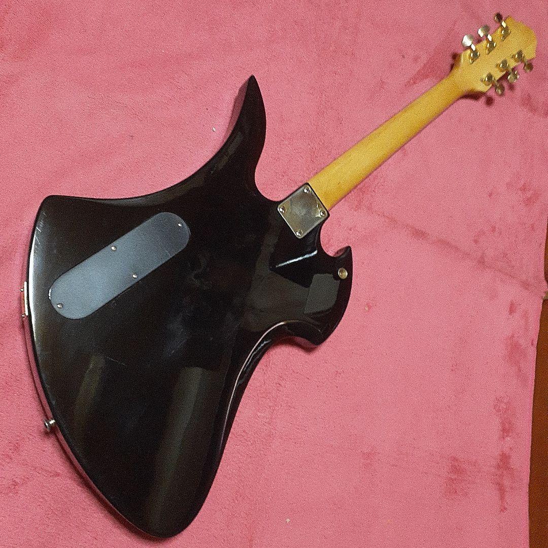 【良・美品】アメーバペイント・hideモデル。MGモッキンバードエレキギター。