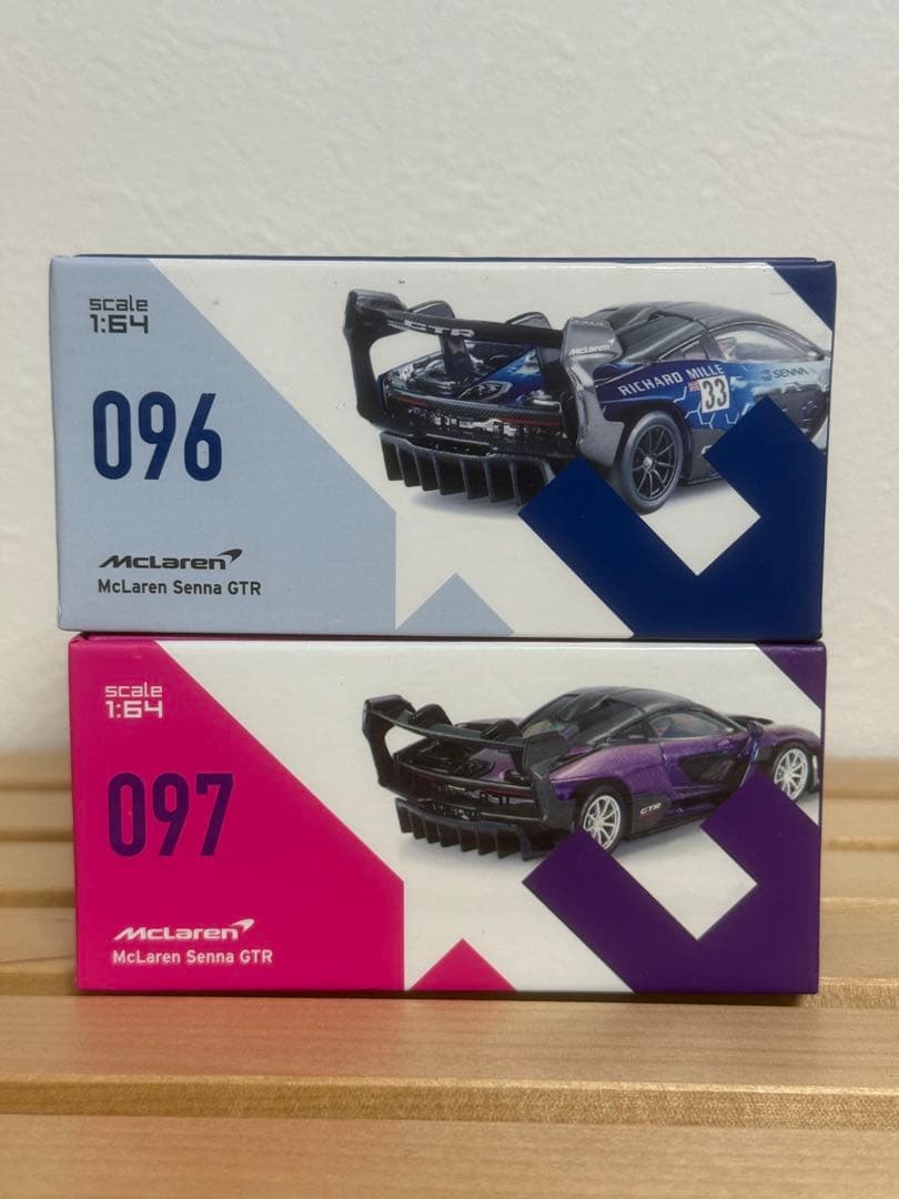 TH 1/64 McLaren Senna GTR限定版(96 97)2台セット