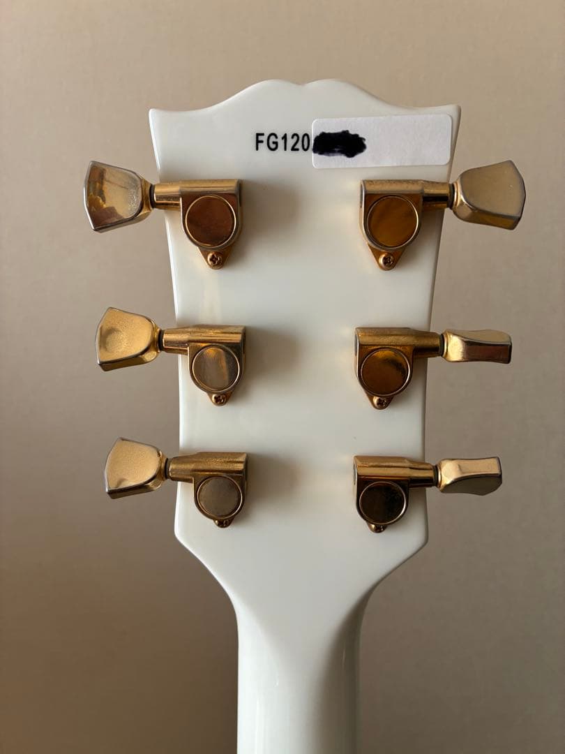 Burny レスポールスタイル エレキギター ホワイト