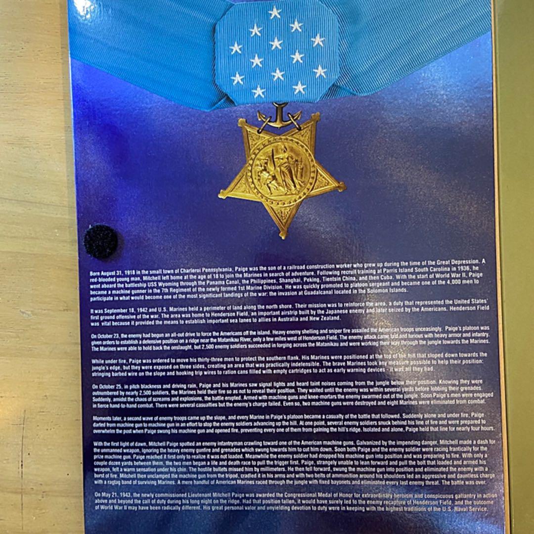 Gi joe クラシックコレクション　メダルオブオナー受勲者ミッシェル・ペイジ