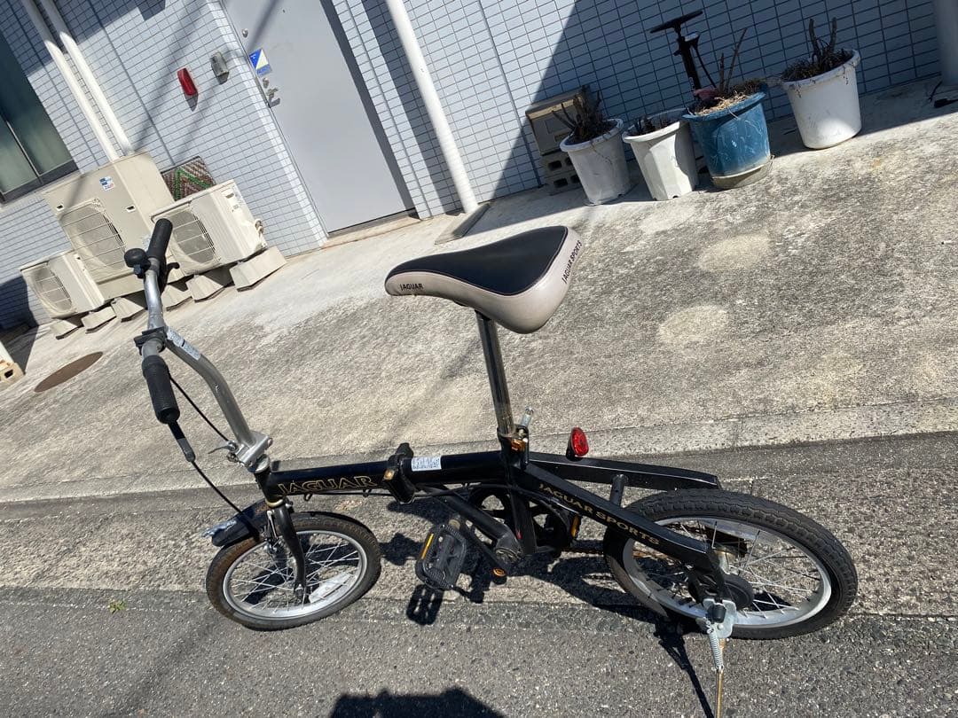 jaguarの折りたたみ自転車（黒）