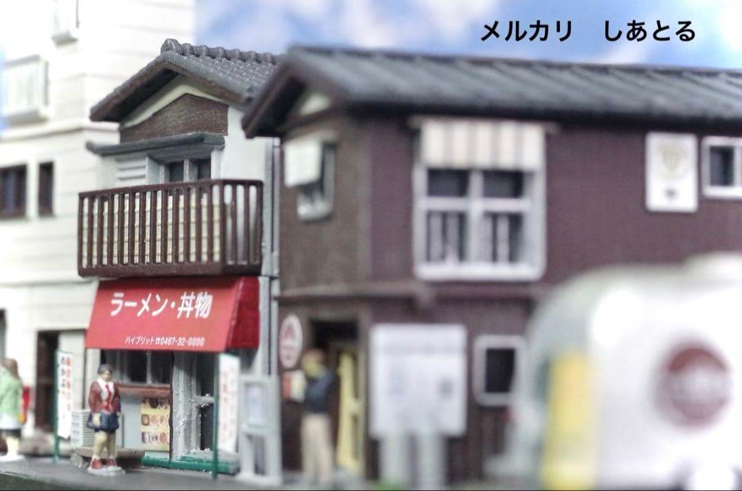 江ノ電 七里ヶ浜 行合川鉄橋 鉄道ジオラマ 展示台 ジオコレ 鉄橋模型 nゲージ