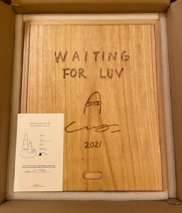 LY painter Waiting for Luv LY LUV グローブ付き