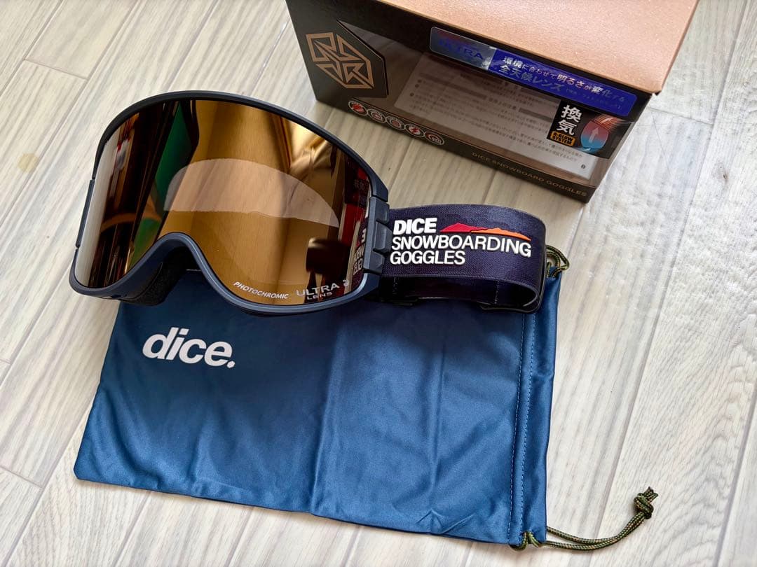 25〜26 DICE GOODMAN G-UL スノーボードゴーグル