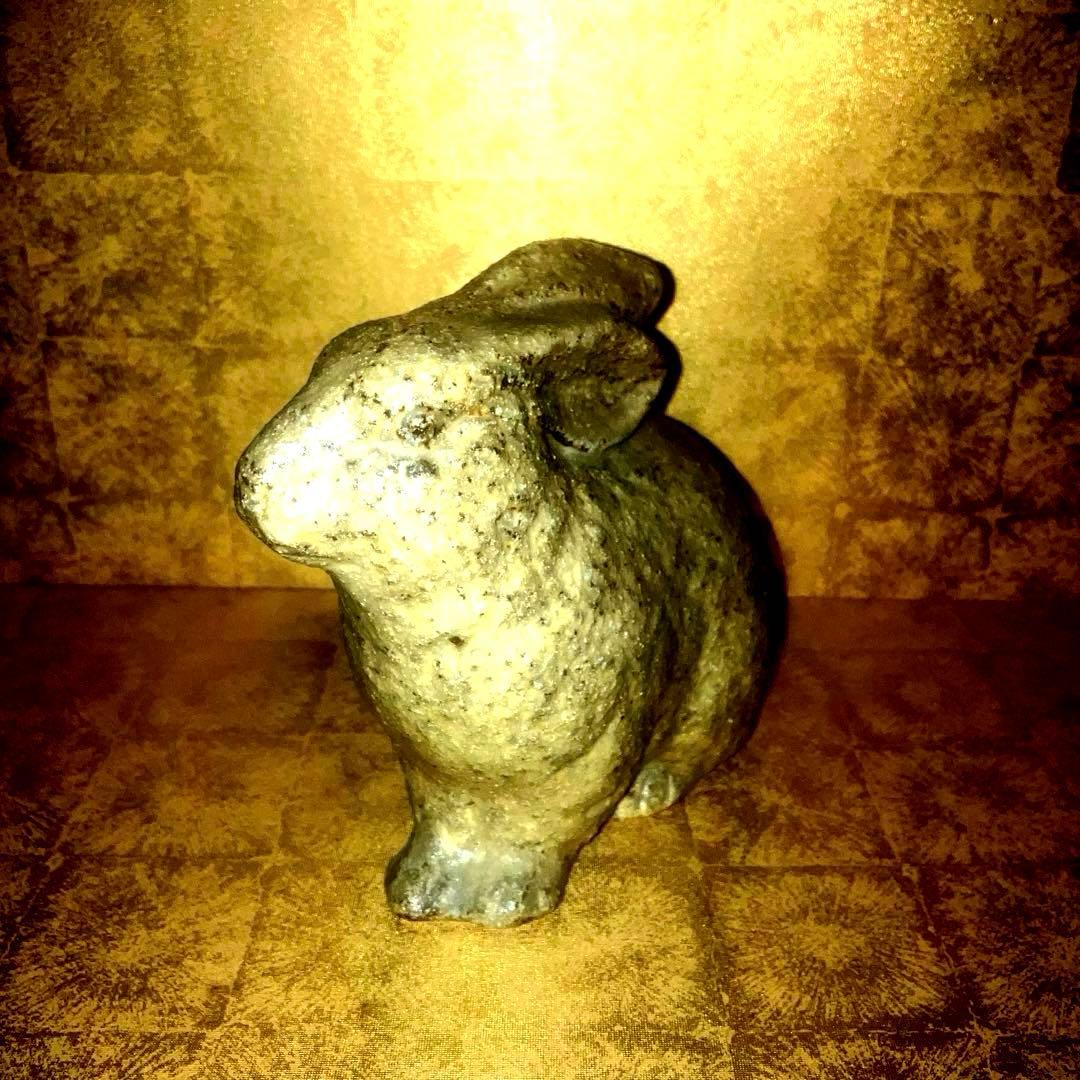 【特級呪物】ツキを呼び込む　運気飛躍のウサギ像　曰く付き　縁起物　開運　幸運