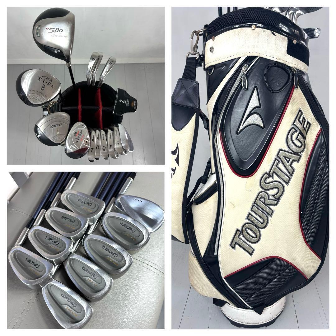 本格派 メンズゴルフクラブ 本 フルセット ゴルフセット お試しセット 豪華