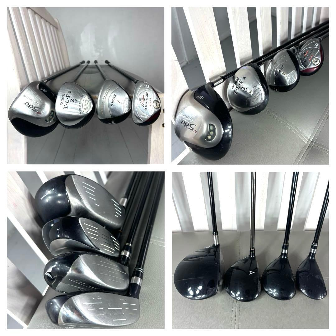 本格派 メンズゴルフクラブ 本 フルセット ゴルフセット お試しセット 豪華